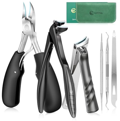 Upgrade Long Handled Toenail Clippers for Seniors with Lock Large Toe Nail