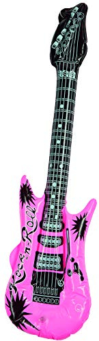 Rubie's 61411-STD Rubies 61411 - Chitarra Gonfiabile, Colore: Rosa