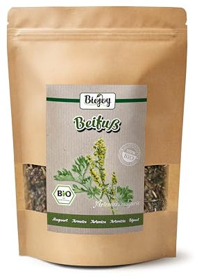 Biojoy Armoise BIO (250 g), séchée et coupée, pour Tisane et Infusion (Artemisia vulgaris)