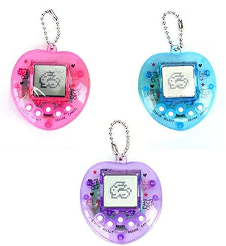 Alomejor Virtuelle Haustierspielmaschine - Kinderspielzeug mit Mini-Handheld Ger?t, 168 virtuelle Haustiere, Mehrere Spiel Modi und leuchtendem Display