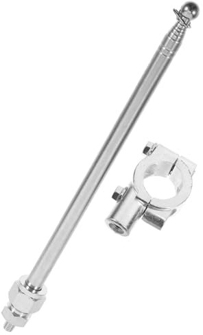 OUNONA Mât De Drapeau De Réglable Porte-Drapeau Extensible En Métal Avec Support Mât D'affichage De Vélo Pour Vélo De Route Vtt De Vélo De Saleté