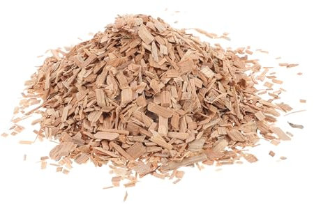 Toyvian 1 Bag Hickory Wood Chips for Smoker Bbq Smoking with Natural Wood Material Easy to Use Enhances Smoky Flavor for Grilling Meats and Steaks Outdoor Bbq