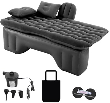 Genérico Colchón de Aire de automóvil, colchón de automóvil Inflable - Colchón de Cama de Coche portátil, de Viaje de Reutilizable, Cama para Dormir Multifuncional para Viajar, Acampar, Sender