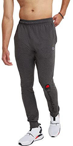 Champion Jersey clásico Pantalones Deportivos, Granito Heather Script, 27-32 para Hombre