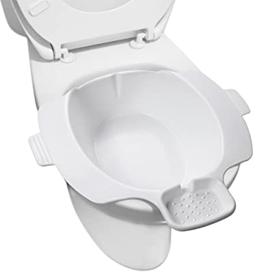 PEPE Mobility - Sitzbad für Toilette, Sitzbadewanne, Bidetbecken Kunststoff, Tragbare Sitzbäder, Hämorrhoiden