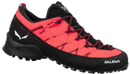 SALEWA WILDFIRE 2 W, Scarpe da Avvicinamento Donna, Fluo Coral/Black, 40 EU