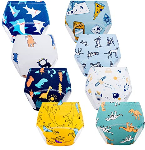 Cogindss Xmrlvn Baby-Trainingshose Unterwäsche für Jungen, 2–3 Jahre, 8er-Pack