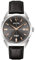 Bulova Sutton Automatic Herrenuhr mit Lederband 96B422 Stahl Grau 73544
