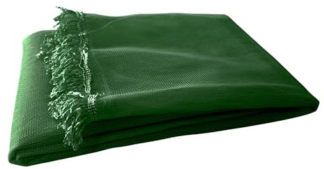 SONIT – Zanzariera Finestra Verde 150x250cm con Gancetti e Anelli, Rete Antizanzare per Porta Finestra con Frange, Installazione Senza Attrezzi, Protezione Insetti per Casa e Balcone