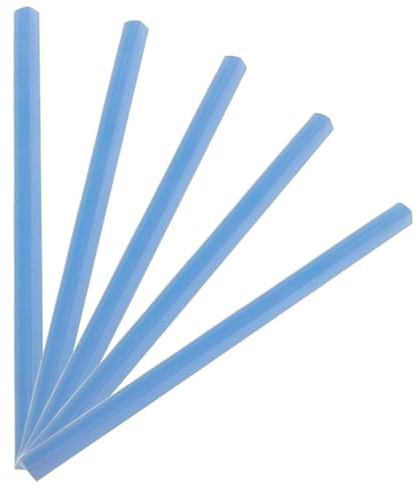 30.5cmx2.5cm Plastic Slide Binders Blue, A4 Spine Bars, Binding Bars Slide Grip for Report Cover Presentation Office Document, 10PCS