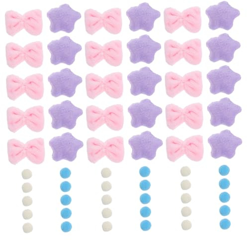 TOPPERFUN 1 Juego De Cortina De Puerta para Habitación Infantil Decoración Colgante De Felpa con Lazo Y Guirnalda De Cuerdas para Dormitorio De Mujeres Y Niñas Guirnalda De