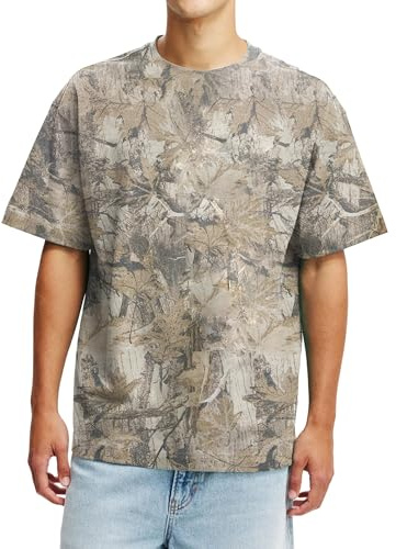 Burtell Camo Shirts for Men Camouflage Graphic Tees Casual Short Sleeve Crew Neck Loose T Shirt Mens Hunting Performance Tee