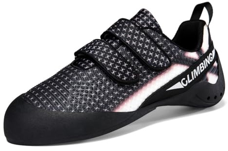 Klätterskor för sportklättring och bouldering Lätta Barn Herr Dam,Black,42 EU