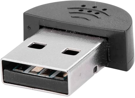 SPYMINNPOO Mini Microphone USB, Micro Antibruit Omnidirectionnel Portable pour PC Mac avec Une Distance Effective de 2 M, Plug & Play pour Les Jeux d'enregistrement Skype (Black)