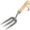 Darlac Garden Hand Fork - Garden Fork with Bamboo Handle Ideal for Weeding and General Gardening