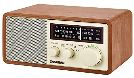 Sangean WR-16 AM/FM Bluetooth Wooden Cabinet Radio