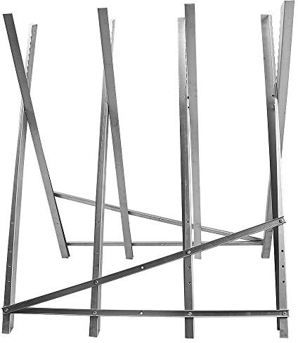 Chevalet de Sciage avec 3/4 Supports de Bois Dentelés PliableChevalet de sciage, Pliable, Charge maximale 150 kg, Acier, pour Couper Le Bois, argenté (84 * 80 * 80cm (quatre colonnes))