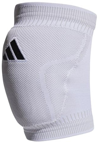 Adidas Unisex-Adult Primeknit Volleyball Kneepads, White/Black, Medium