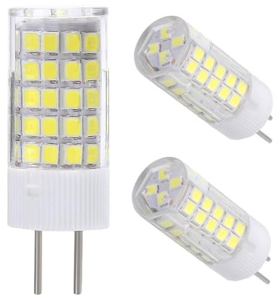 Lampadina LED 3PC Dimmerabile GY6.35 AC220V 110V 6w 9w 10w Piccola Mini Luce Di Mais In Ceramica 102 Led Sostituisce La Lampadina Alogena Da 100w,Bianco 220V,6W -64 LED 3Pz