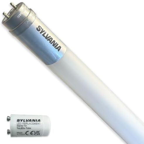 SYLVANIA LED T8 Röhre 90cm | 3000K Warmweiß | Neonröhre Ersatz | 1700 Lumen | 11,3 Watt | Leuchtmittel mit Starter