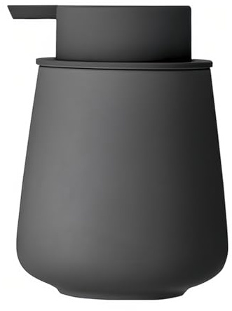 Dowbom Dispenser di sapone in ceramica, dispenser per schiuma a mano, dispenser di sapone in schiuma da 300 ml con pompa per cucina da barthroom (grigio-C)