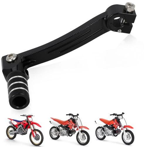 USTPO Motorcycle Gear Shifter Shift Lever CNC for CRF50 CRF 50 CRF50F CRF 50F 2025 2024 2013-2025 Dirt Pit Bike Black Folding Tip