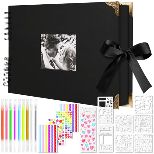 Álbum de Fotos para Pegar y Escribir 30x21cm 80 Páginas Album Fotos