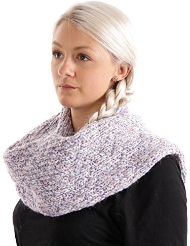 CMP SCHAL WINTERSCHAL STRICKSCHAL LILA DICK WÄRMEND LANG WOLLE 5544035 (one-size)