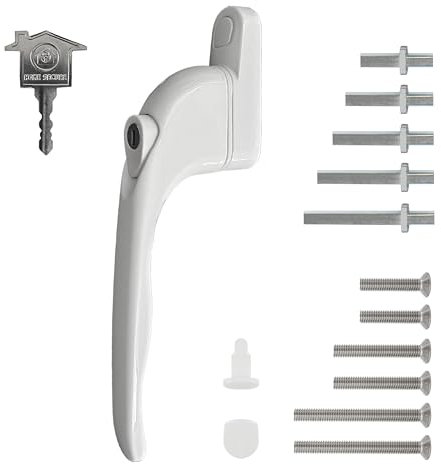 Home Secure™ Universal uPVC Window Handle Multi-Spindle - White