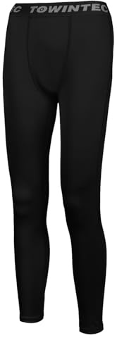 Towintec Pantalones de compresión para niños Deportes Capa Base Jóvenes Entrenamiento Baloncesto Atlética Mallas de Compresion Transpirable Termicas Pantalones Ajustados para Baloncesto Fútbol