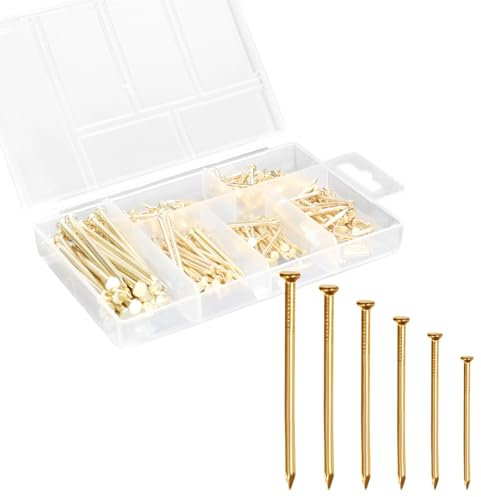 280pcs Nägel Nails Set Nägel Bilder Aufhängen Nagel Kleine Nägel Wandnägel Für Bilder Dachpappennägel Sockelleisten Nägel Nagelsortiment Bildernagel Holznägel Nägel für Bilderrahmen