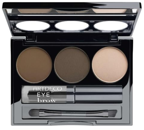 ARTDECO Eye Brow Kit – Praktische Augenbrauen-Palette für definierte, gestylte Brauen mit Spiegel – 1 Stück