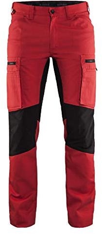 'blaklaeder Service di pantaloni alla zuava Stretch taglia C52 in rosso/nero, 1 pezzi, 145918455699 C52