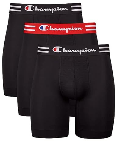 Champion Men's Men's Performance Boxer Brief 3 Pack Boxer Briefs (pack of 3)