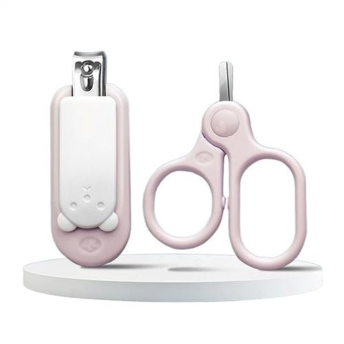 Profesional Cortaúñas Juego de cortaúñas for bebés, kit de uñas for bebés con cortaúñas y tijeras, kit esencial for el cuidado de las uñas de bebés for recién nacidos en adelante, rosa/azul Set de Man