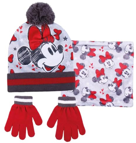 Disney Minnie Mouse 3 Piece Set Red/White One Size