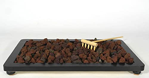 Pollice Verde - Lapillo Vulcanico 10/14 mm - Inerte Naturale Ricco di Minerali - Ideale per Terricci Bonsai - Drenaggio e Ritenzione Idrica - Confezione da 2 lt.