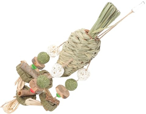 MUELODSIC Juguetes para De Conejos y Hámsteres, Juguete Masticable De Tejido Natural, Tamaño Pequeño, para Mascotas Pequeñas, Ayuda y Entretenimiento