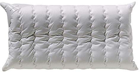 billerbeck Kopfkissen S20 Latex - Nackenkissen in 40 x 80 cm – Nackenstützkissen mit Soft-Latex Kern, Weiß