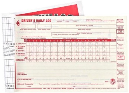 Driver Daily Log Book 5-pk. with Simplified Driver Vehicle Inspection Report & Daily Recap - Book Format with 31 Sets, 2-Ply with Carbon, 8.5 x 5.5, J. J. Keller & Associates, Inc.