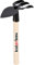 KOTARBAU® Mini pioche Double en Forme de cœur 160 mm avec Dents pour Petites Plantes, motoculteur de Mauvaises Herbes, Outil de Jardinage pour Transplantation,