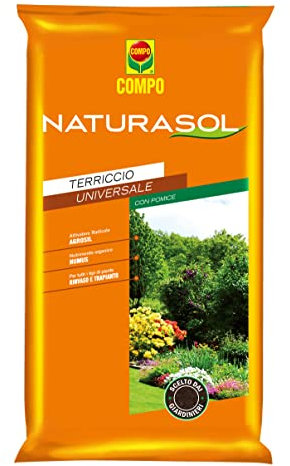 COMPO Naturasol - Sustrato universal universal para plantas verdes y de flores, saco de 20 l
