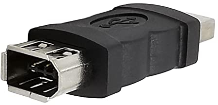 1 x Firewire IEEE 1394 6-polige Buchse F auf USB M Stecker Kabeladapter Konverter für