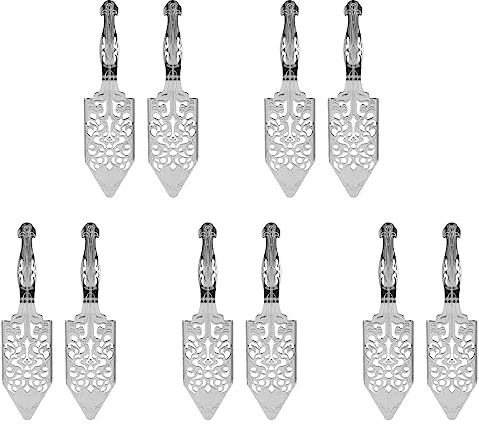 Potadak 10 Pièces Cuillères à Absinthe, Cuillère à Cocktails Absinthe en Acier Inoxydable Faisant Le Kit Gothique à Absinthe Cuillère Goutteur