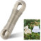 Cuerda Tendedero Exterior, 30m Cuerda para Tender Ropa Exterior, Fuerte 4mm Dia Cordel Tender Ropa, Resistente a la corrosión y al Agua, Carga de 120KG para jardín Verde (Beige)