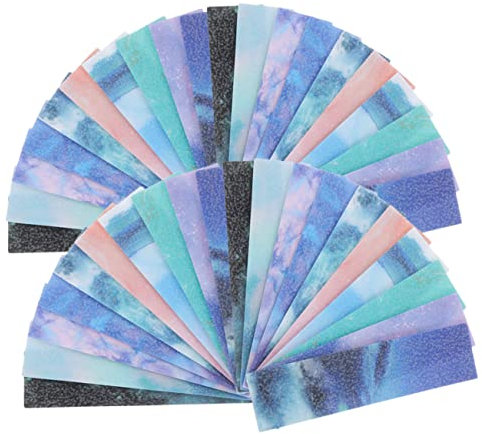 NUOBESTY Aufkleber-Set 50 Stück Tragbare Streifen Für Büro Ruhige Sensorische Aufkleber Textur