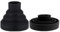 Silicone Diffuser for Dryer, Quick Drying Collapsible Attachment for Curls & Straight Hair. Lightweight, Portable Design for Travel. Black Color.