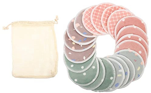 OATIPHO 1 Set Struccanti Lavabili Sacchetto e Riutilizzabili per Rimozione Make Up e Colori Misti