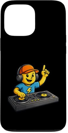 Custodia per iPhone 13 Pro Max DJ Retrò Stile Vintage Luce Flash DJ