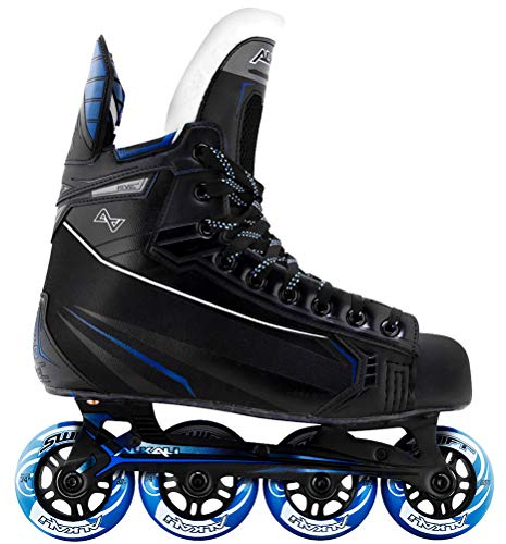 ALKALI Revel - Pattini in linea da hockey a 6 livelli, taglia 8